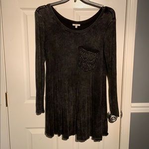 Charcoal grey tunic